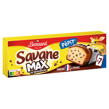 Gâteau SAVANE Max pepit BROSSARD, x7, 210g