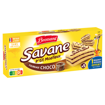 Gâteau p'tit moelleux SAVANE BROSSARD, 135g