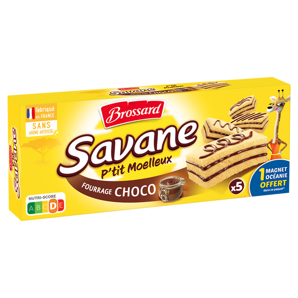 Gâteau p'tit moelleux SAVANE BROSSARD, 135g