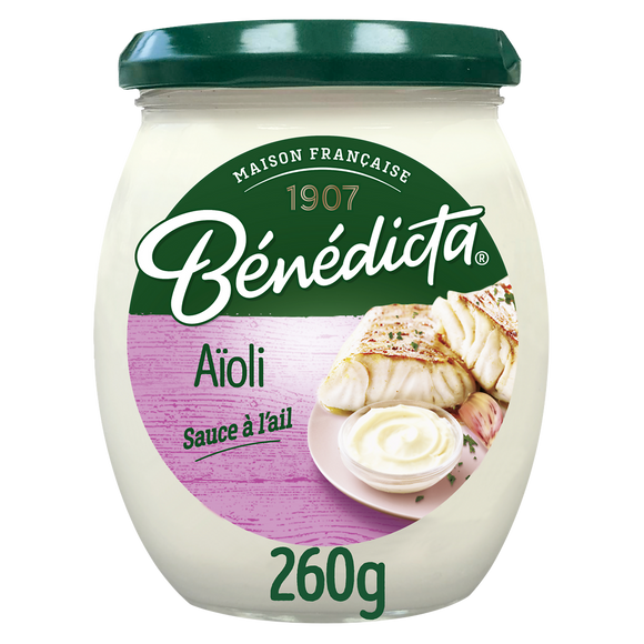 Sauce aïoli BENEDICTA, 260g