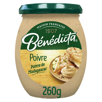 Sauce au poivre de Madagascar BENEDICTA, 260g
