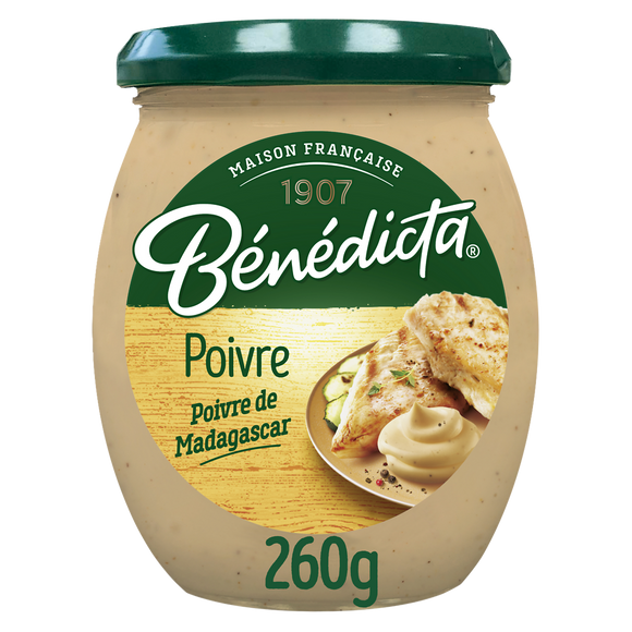 Sauce au poivre de Madagascar BENEDICTA, 260g