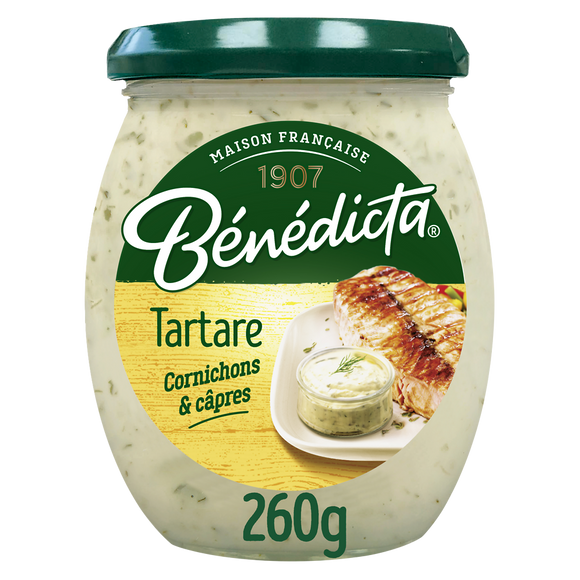 Sauce tartare BENEDICTA, 260g