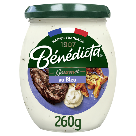 Sauce au bleu BENEDICTA, bocal de 260g