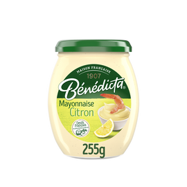 Mayonnaise citron BENEDICTA, bocal 255g