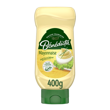 Mayonnaise nature BENEDICTA, Flacon 400g