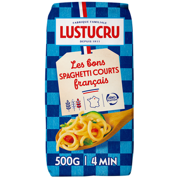 Spaghetti qualité supérieure lbpf LUSTUCRU 500g