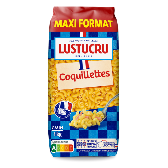 Coquillettes qualité supérieure LUSTUCRU 1kg