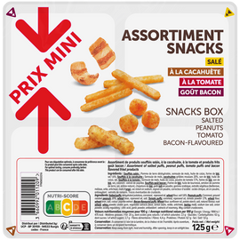 Coffret snack PRIX MINI - 125g