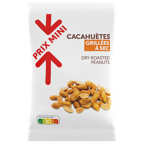 Cacahuètes grillées à sec PRIX MINI 150g