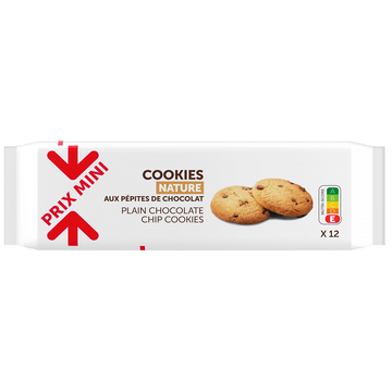Cookies nature pépites chocolat PRIX MINI - 200g