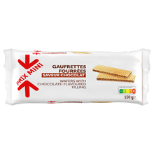 Gaufrettes fourrées parfum chocolat PRIX MINI - 150g