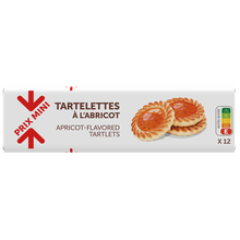 Tartelettes à l'abricot PRIX MINI - 200g