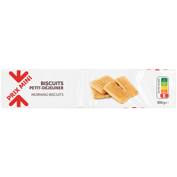 Biscuits petit déjeuner PRIX MINI - 350g