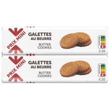 Biscuits Galettes au beurre PRIX MINI - paquet 2x125g