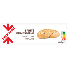 Biscuits sablés sprits PRIX MINI - 400g