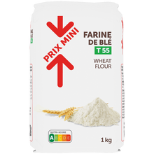Farine de blé T55 PRIX MINI - 1kg