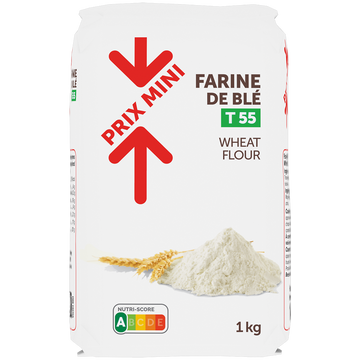 Farine de blé T55 PRIX MINI - 1kg