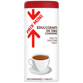Edulcorant de table PRIX MINI boîte 650 comprimés 39g