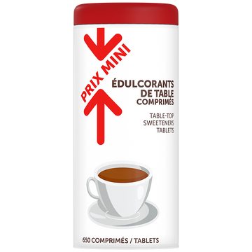Edulcorant de table PRIX MINI boîte 650 comprimés 39g