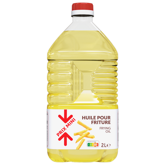 Huile végétale de friture PRIX MINI - Bouteille 2L