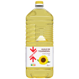 Huile de tournesol PRIX MINI - Bouteille 3L