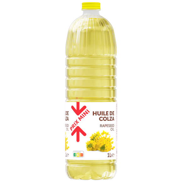 Huile de colza PRIX MINI - Bouteille 1L