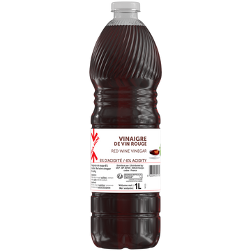 Vinaigre de vin rouge 6° PRIX MINI - 1L