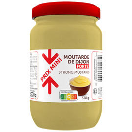 Moutarde de Dijon forte PRIX MINI - bocal 370g
