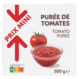 Purée de tomates PRIX MINI - brique 500g