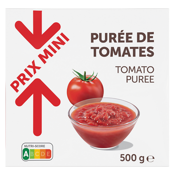 Purée de tomates PRIX MINI - brique 500g