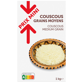 Semoule grains moyens PRIX MINI - boite 1kg