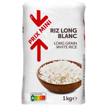 Riz long blanc PRIX MINI - 1kg