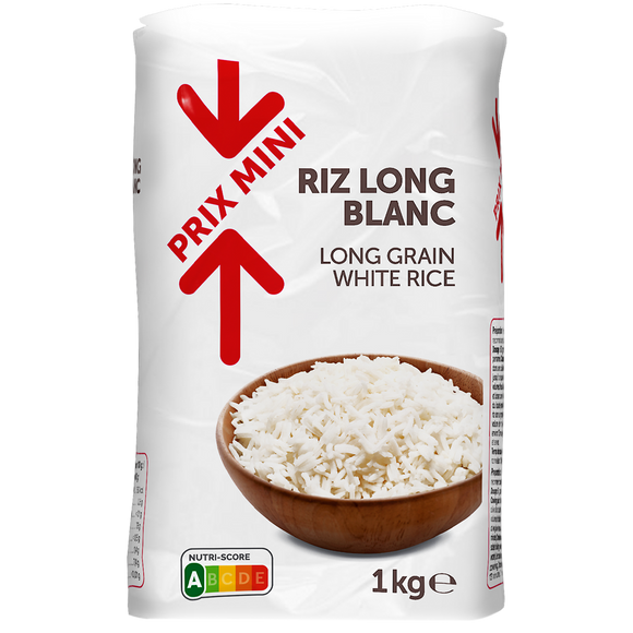 Riz long blanc PRIX MINI - 1kg