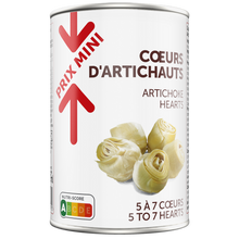 Coeurs d'artichauts PRIX MINI - Boîte 240g