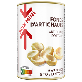 Fonds d'artichauts PRIX MINI - Boîte 210g