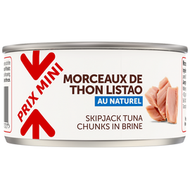 Thon au naturel en morceaux PRIX MINI - boîte 130g