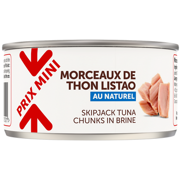 Thon au naturel en morceaux PRIX MINI - boîte 130g