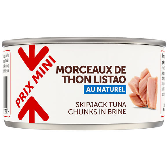 Thon au naturel en morceaux PRIX MINI - boîte 130g