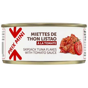 Miettes de thon à la tomate PRIX MINI - boîte 160g