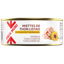 Miette thon à l'huile de tournesol PRIX MINI - boîte 150g