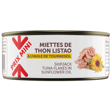 Miette thon à l'huile de tournesol PRIX MINI - boîte 160g