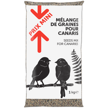 Mélange de graines pour canaris PRIX MINI 1kg