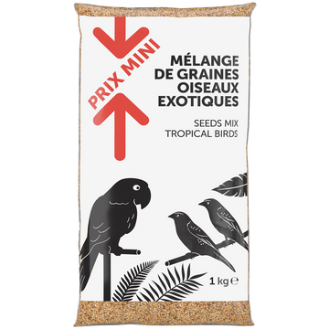 Mélange de graines pour bengalis PRIX MINI sac 1kg