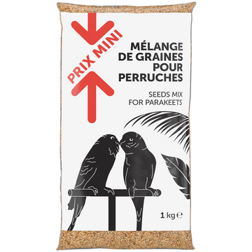 Mélange de graines pour perruches PRIX MINI sac 1kg