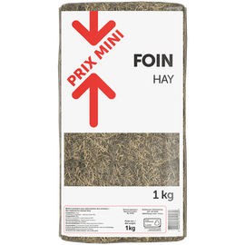 Foin compact pour rongeurs PRIX MINI sac 1kg