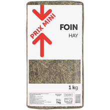 Foin compact pour rongeurs PRIX MINI sac 1kg
