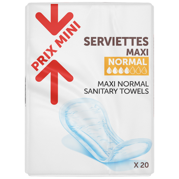 Serviettes hygiéniques ultra normal PRIX MINI - x20