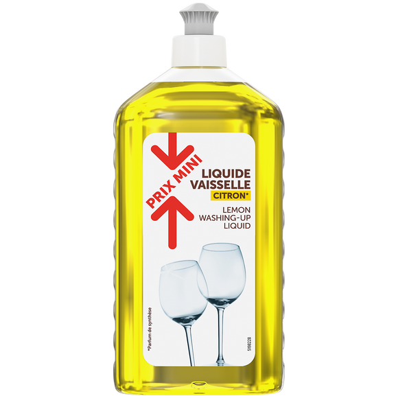 Liquide vaisselle parfum citron PRIX MINI - flacon 500ml