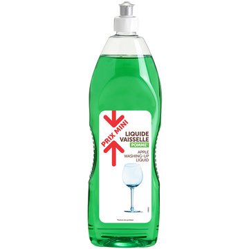 Liquide vaisselle parfum pomme PRIX MINI - flacon 1L